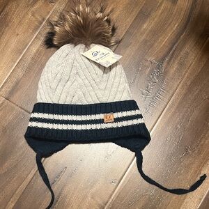 Ukrainian brand boys hat with fur